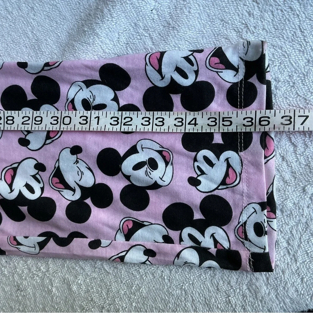 Disney Mickey Mouse Gray and Pink Pajama Set